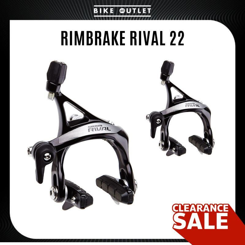 🔥 ล็อตสุดท้าย! ก้ามเบรคจักรยาน SRAM RIVAL 22 หน้า/หลัง