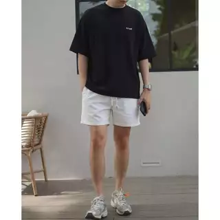 HIMSELF Just Shorts กางเกงขาสั้นเอวยางยืด ผ้าคอตตอนพรีเมี่ยม เนื้อสัมผัสดีใส่สบายไม่ร้อน มี 3 ไซซ์