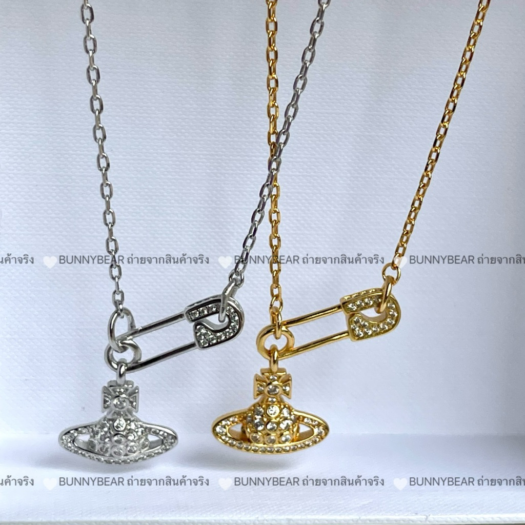 สร้อยคอ วิเวียน ปั้มครบทุกจุด งานHIEND พร้อมส่งทั้ง2สี