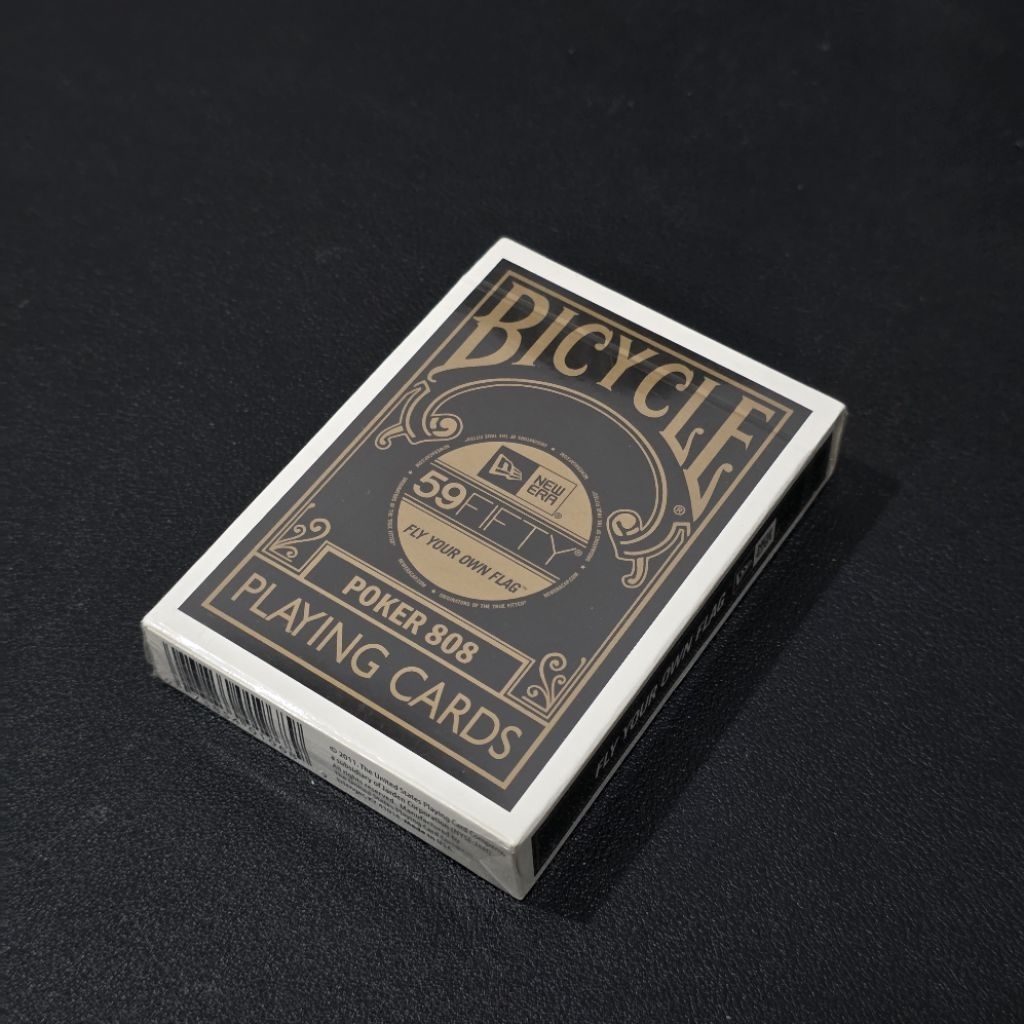 Bicycle New Era 59Fifty limited GOLD v1 playing Cards USPCC NEW
