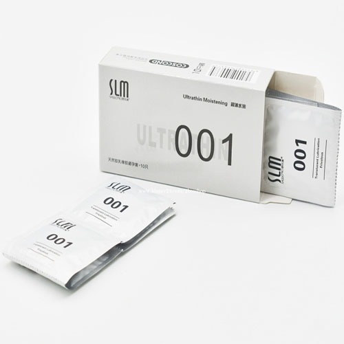 ถุงยาง SLM10ชิ้น/กล่อง เพิ่มสารหล่อลืน บางเฉียบ ใส่สบาย 001 ขนาด 52±2 มม.ไม่ระบุชื่อ)รับประกันคุณภาพ - รูปที่ 2