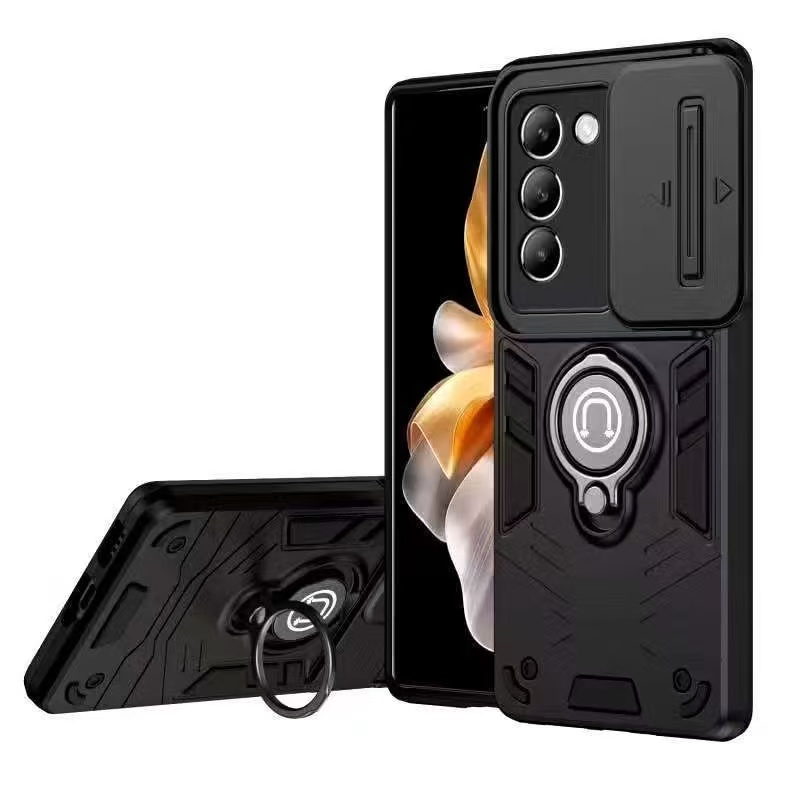เคส แหวนสไลด์กล้อง สำหรับ VIVO Y200 Y100 Y04 Y29 S Y39 Y18 Y28 S Y03 T Y19S เคสกันกระแทก สไลด์กล้องว