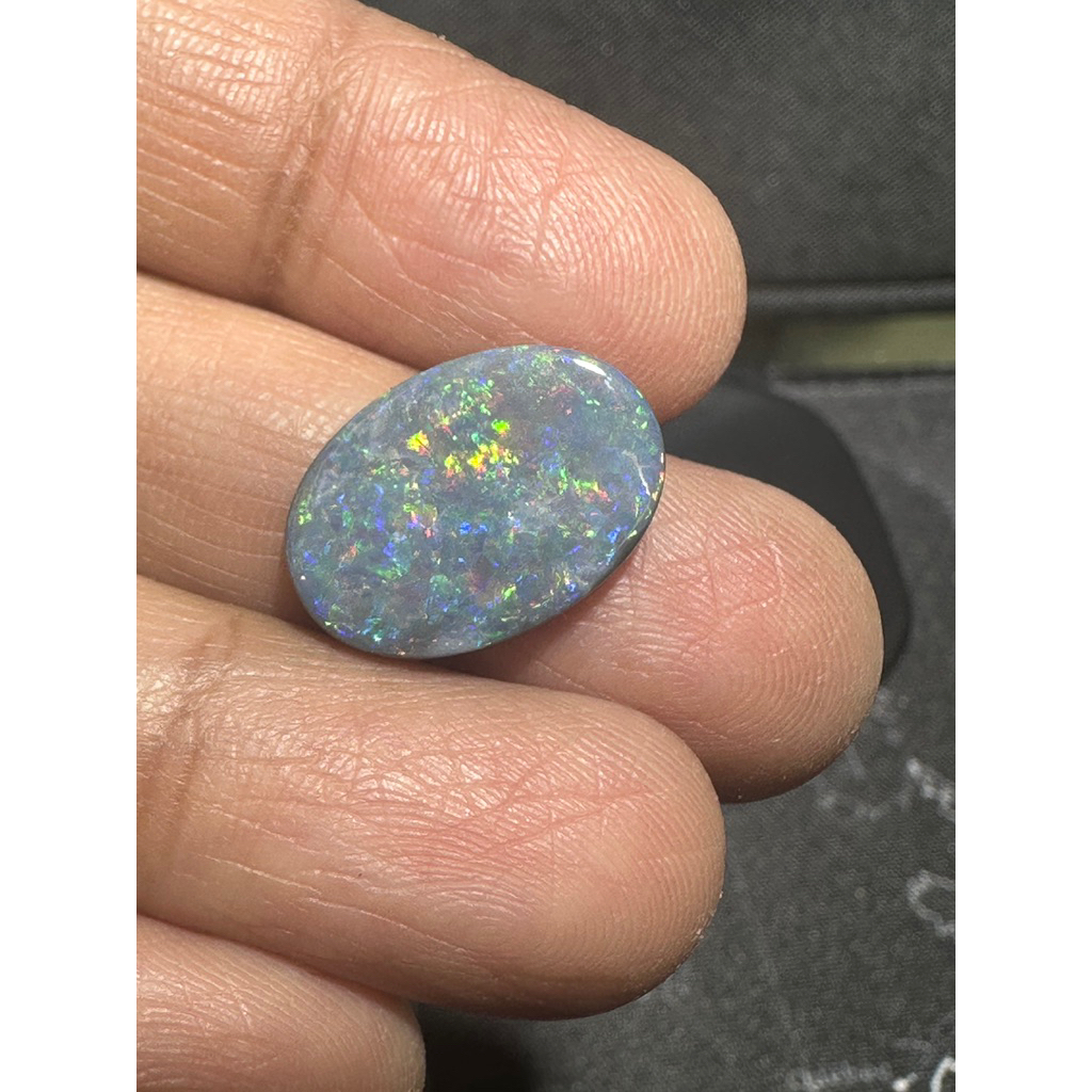 โอปอล 4.05  มม โอปอ ออสเตรเลีย ของแท้ โอปอ NATURAL Opal โอปอ NATURAL OPAL Australian Opal 4.05 carat