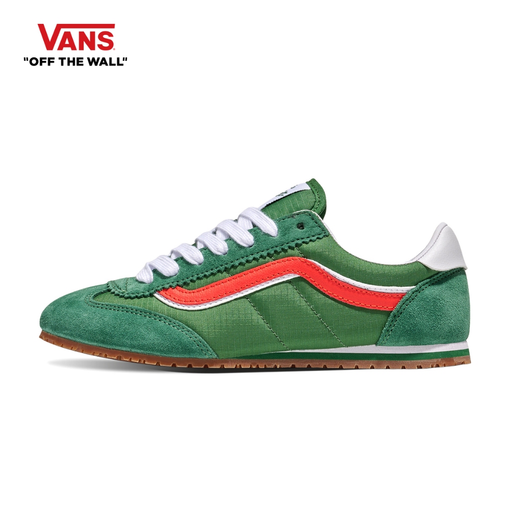 VANS SUPER LOWPRO - GREEN/RED รองเท้า ผ้าใบ VANS ชาย หญิง