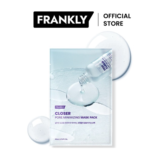 FRANKLY Closer Pore Minimizing Mask | แฟรงคลี โคลเซอร์ พอร์ มินิไมซิง มาสก์ | FRANKLY Official Store