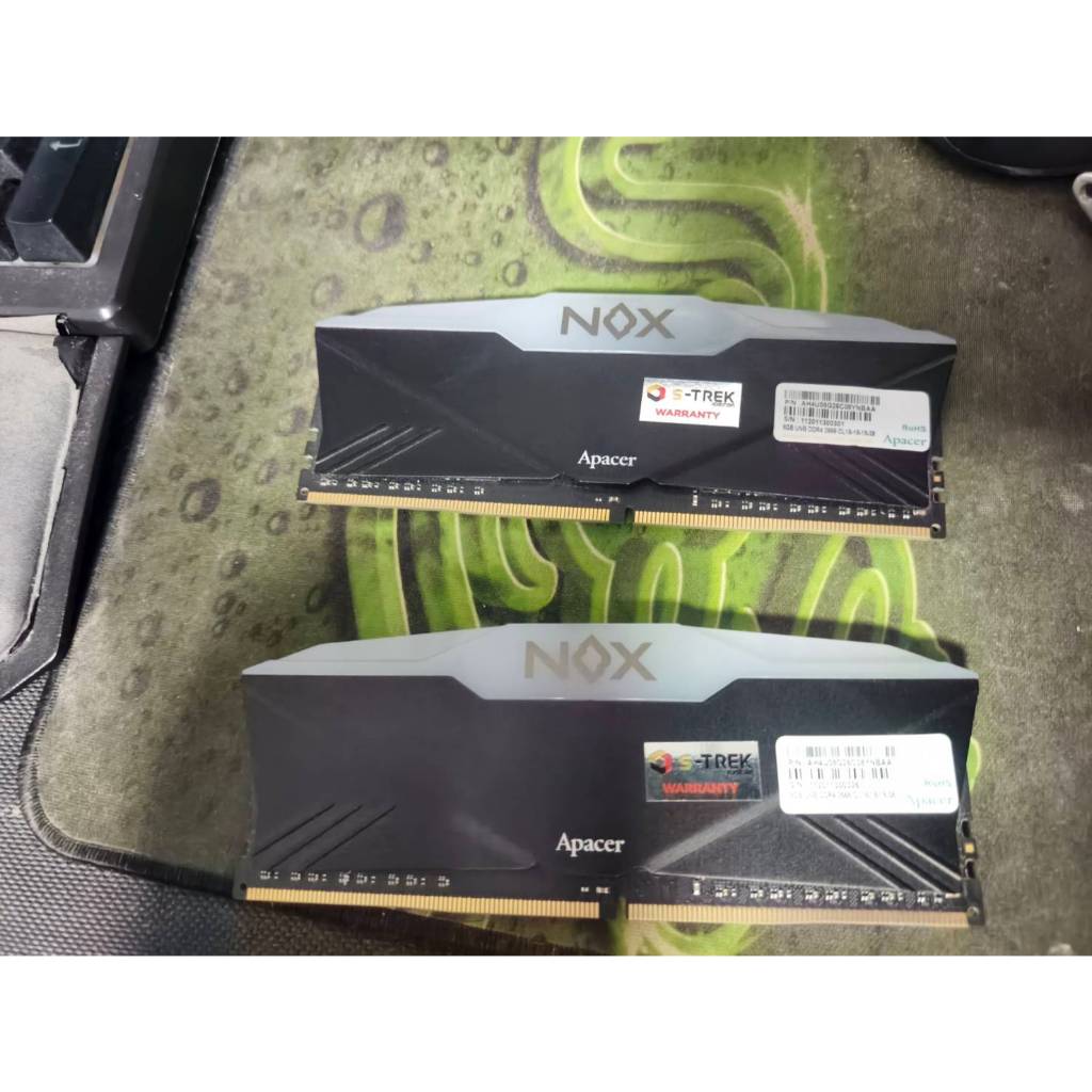 RAM DDR4(2666) 16GB APACER NOX RGB BLACK (AH4U08G26C08YNBAA)