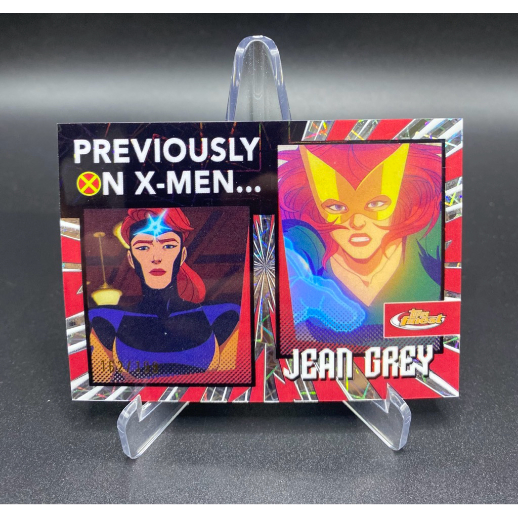การ์ด Marvel 🦸‍♀️ Jean Grey | Topps Finest – “Previously on X-Men /399