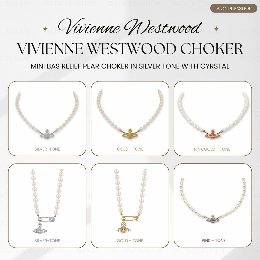 พร้อมส่ง‼️New💓💎Vivienne Westwood Choker⚡️ ของแท้💯 ผ่อน0%10เดดือน