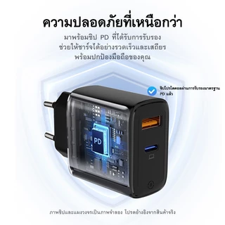 ชุดชาร์จเร็ว 25W adapter 27W สายชาร์จ Type-C to Type-C fast chargingสำหรับ iP6- iP17Pro Max/Android