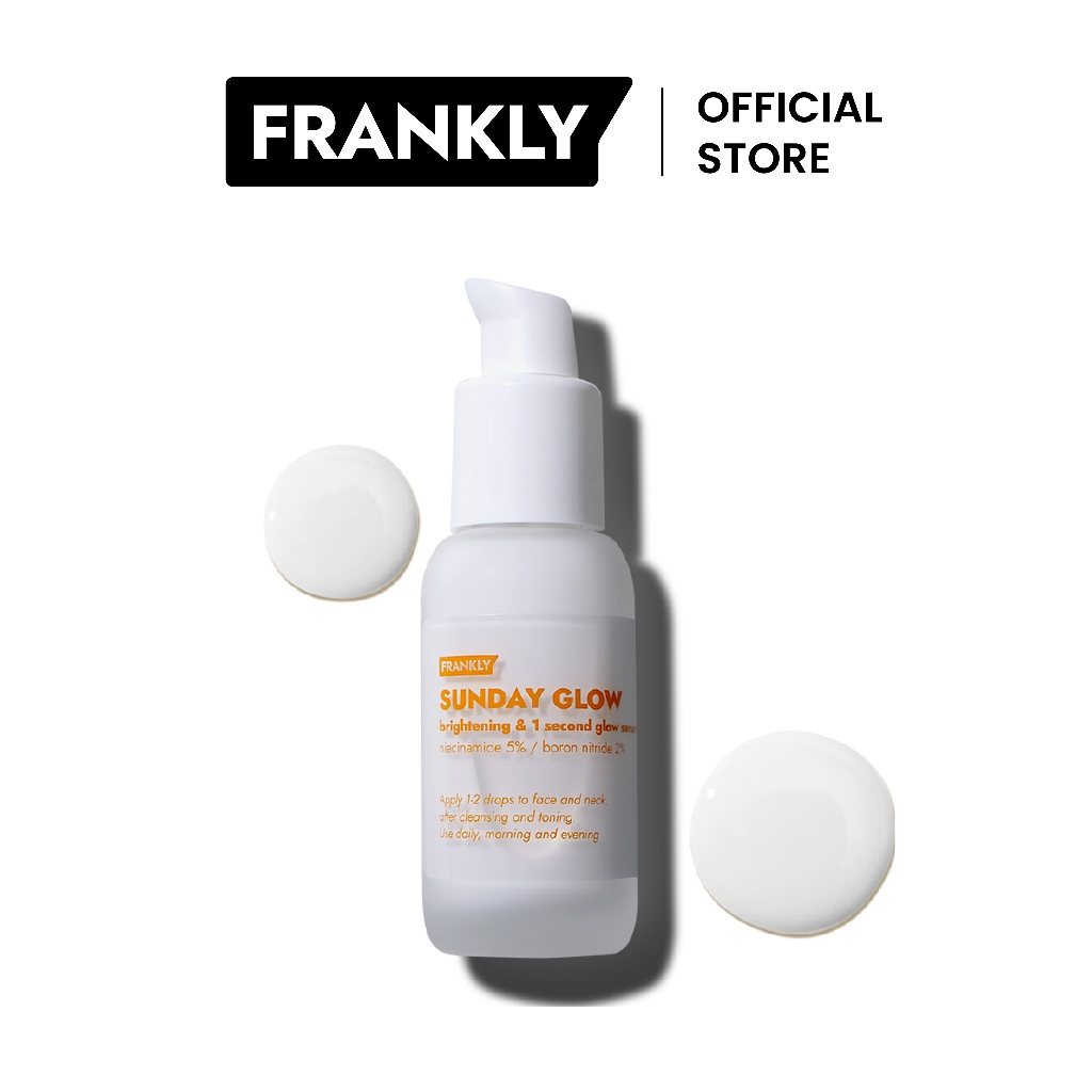 FRANKLY Sunday Glow Instant Radiance & Glow Serum | ซันเดย์ โกลว์ อินสแตนท์ เรเดียนซ์ & โกลว์ เซรั่ม | Official Store