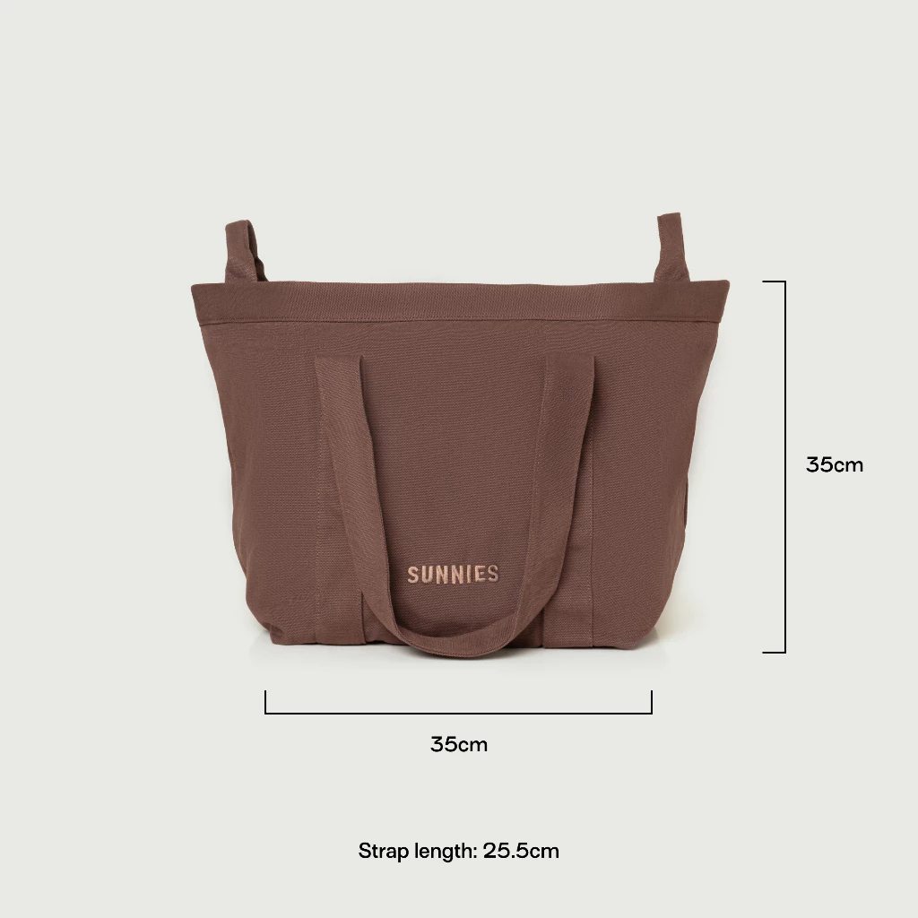 Sunnies Studios حقيبة Carryall كانفاس معاد تدويره للجنسين — صورة 2