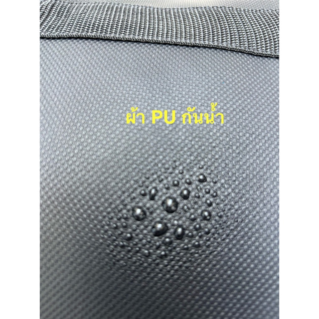 กระเป๋าเดินทางพับได้ หนัง PU จุ 52 L. กันน้ำ ใบใหญ่ โหลดใต้ท้องเครื่อง ใส่เสื้อผ้า เสียบกระเป๋าเดินทาง - รูปที่ 6