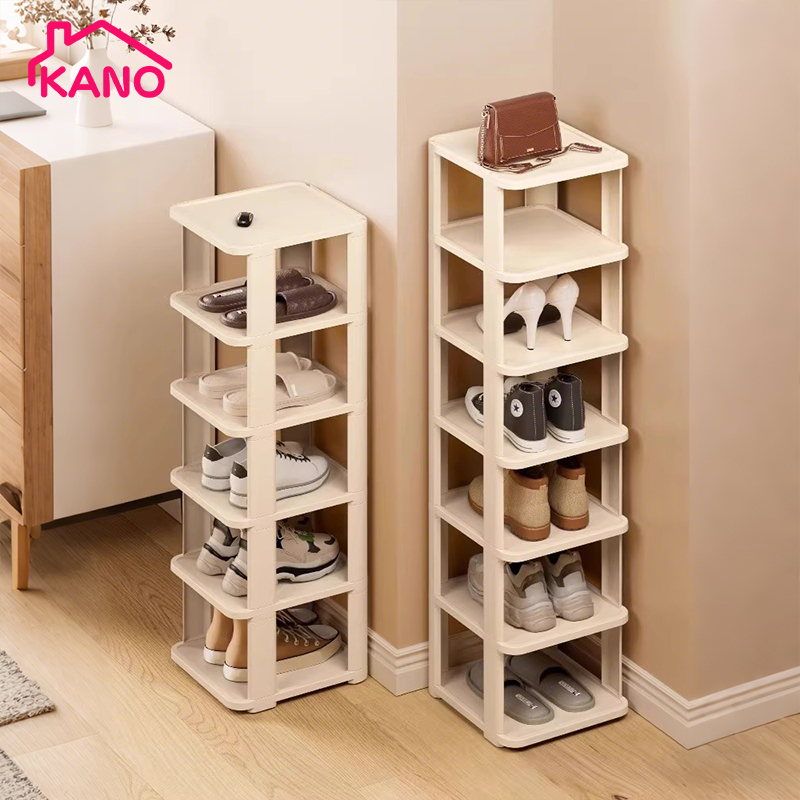 KANO ชั้นวางรองเท้า ที่เก็บรองเท้า จัดระเบียบห้องใหม่ มีให้เลือกหลากหลายชั้น ซ้อนได้หลายชั้น