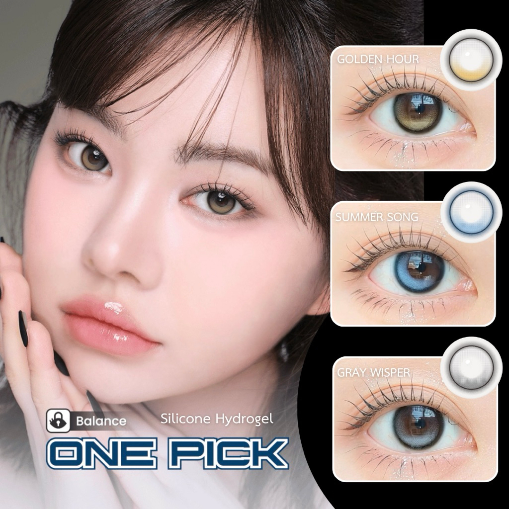 ตะกร้าใหม่ เปิดพรี(รอ15-20) I-SHA ONE PICK BALANCE คอนแทคเลนส์รายเดือน Silicone Hydrogel