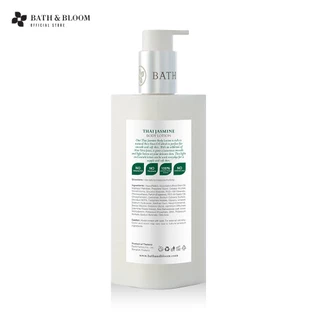 BATH & BLOOM Thai Jasmine Body Lotion บาธ แอนด์ บลูม โลชั่นบำรุงผิวกาย สำหรับผิวแห้ง กลิ่นดอกมะลิไทย