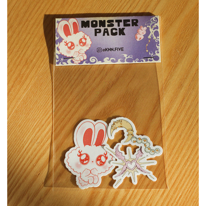 Knn.Five - Monster Pack Sticker (Set 3pc)