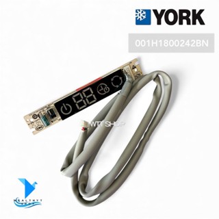 001H1800242BN แผงรับสัญญาณรีโมทแอร์ YORK ตัวรับสัญญาณแอร์ยอร…