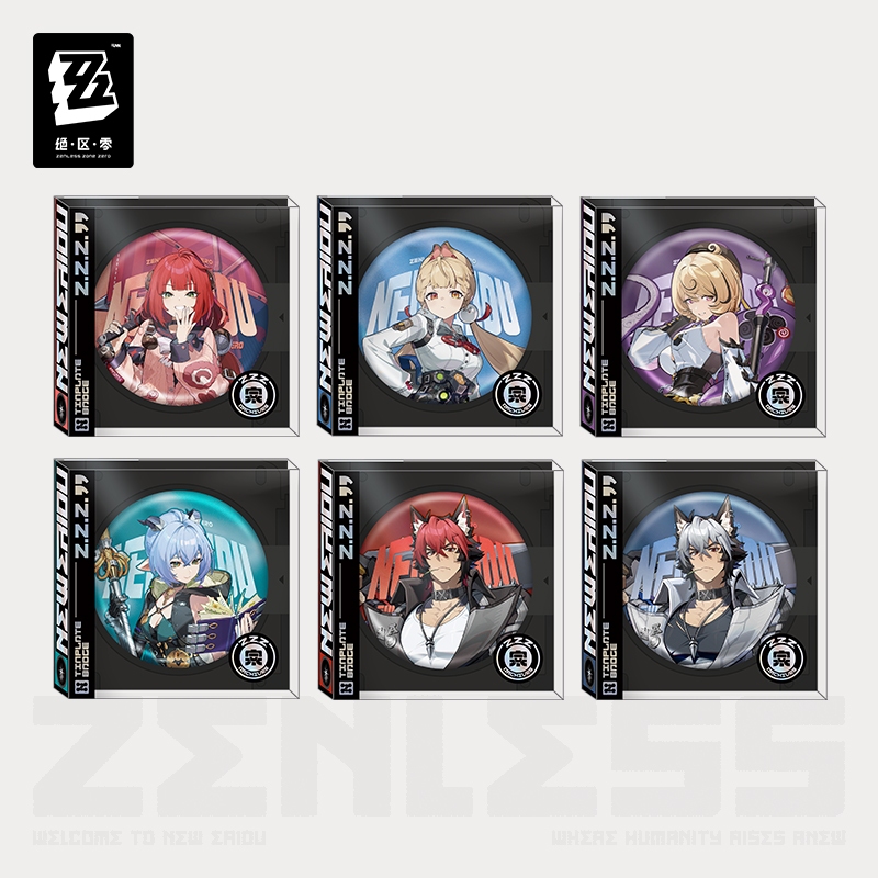 [ พร้อมส่ง / Official ] Zenless Zone Zero Badge - Spook Shack ZZZ เข็มกลัด ตัวละคร ฝ่าย Alice Yuzuha