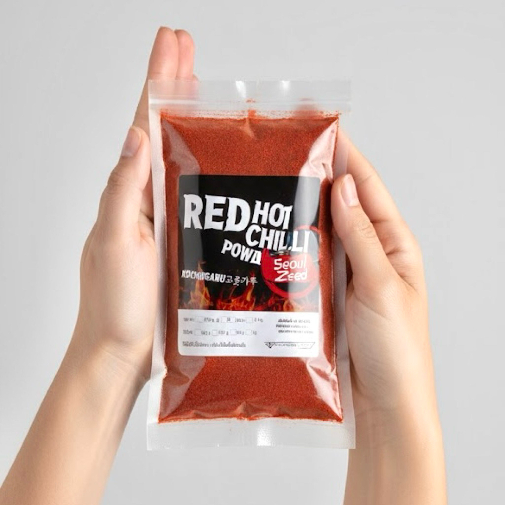 (since 2015) พริกเกาหลี  พริกทำกิมจิ ถุงซิปล็อค