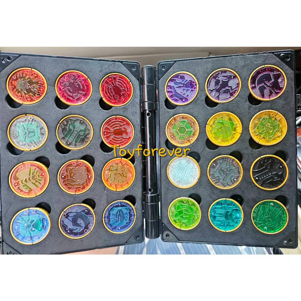 สมุดเหรียญโอสเหรียญเหล็ก 8คอมโบ ครบชุด ooo Medal Holder