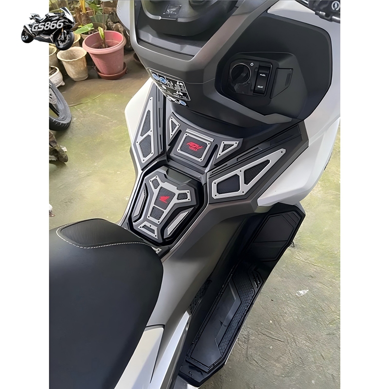 ยางกันรอย ถังน้ำมัน Honda ADV160 สติ๊กเกอร์ ยกชุด แบบหนา ลายนูน แผ่นยางรองถังน้ำมัน 3D 5D พรีเมียม ฟิล์มกันรอย พรม