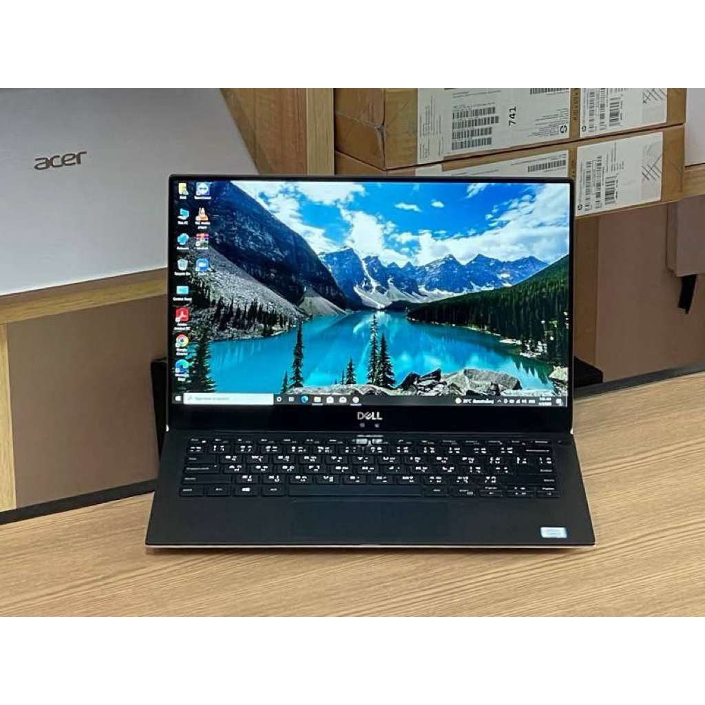 Dell XPS 13 9370 i7-8650U vPro SSD512GB RAM16GB จอทัสกรีน 4K UHD Win11Pro คีย์ไฟ สินค้ามือสองน้ำหนัก