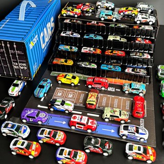 จัดส่งจากประเทศไทย โมเดลของเล่นรถซิ่งจิ๋วมีลาน 30 คัน รถแข่ง…