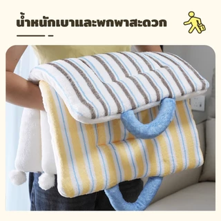 PetStern เบาะสัตว์เลี้ยง ผ้าห่มสัตว์เลี้ยง เบาะนอนสัตว์เลี้ยง ผ้าห่มแมว เบาะนุ่มแมว สุนัข พร้อมด้ามจับ รูปทรงลายเส้น