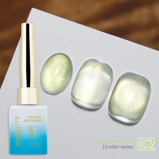 Nawoelite สีทาเล็บเจล สีทาเล็บ คัดพิเศษ 12 สี • ซีรี่ส์ Golden สีเจล เจลตาแมว15ML ใช้งานกับ UV/LED 12เฉดสีสวยจัดจ้าน