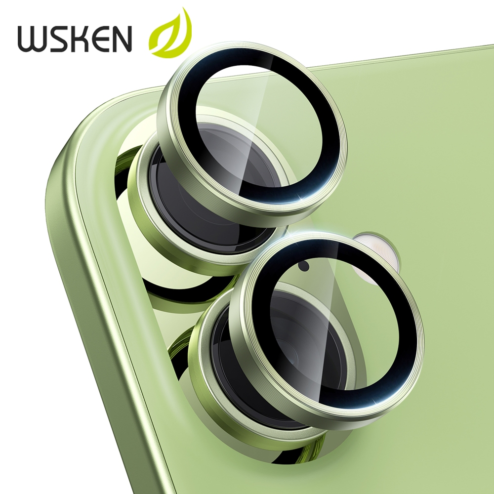 【NEW】WSKEN ฟิล์มป้องกันเลนส์ for ไอโฟน 17 กันกระแทก ฟิล์มกระจก iPhone 16/15 กล้องหลัง 9H + HD กันรอย ป้องกันลายนิ้วมือ