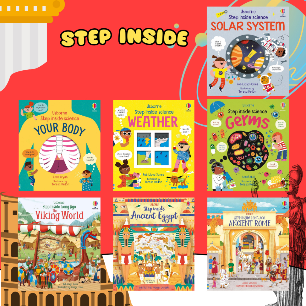 DKTODAY หนังสือ USBORNE STEP INSIDE SERIES