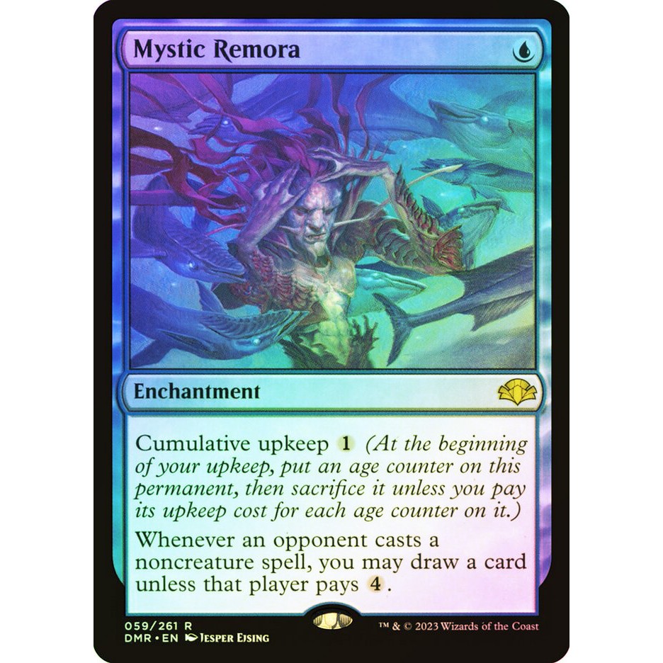 MTG - Magic The Gathering - Mystic Remora - Near Mint