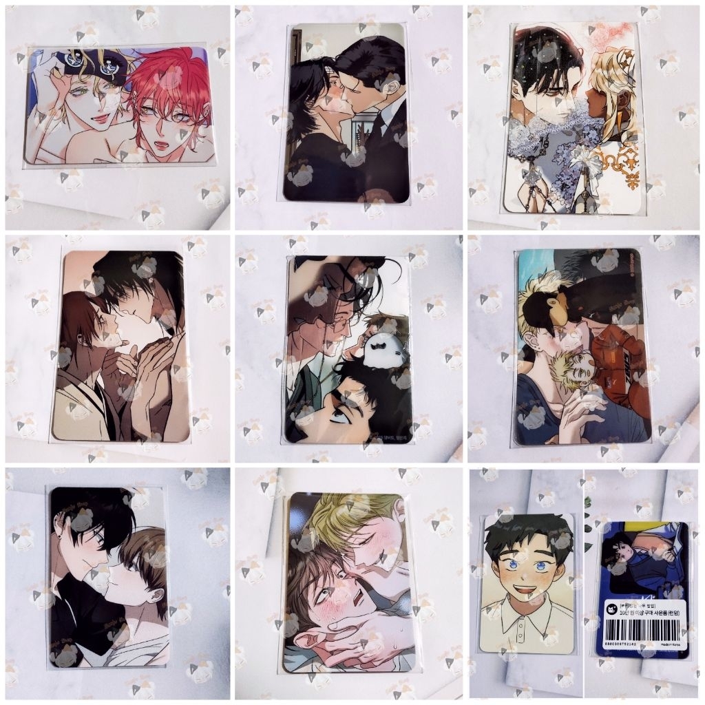 (พร้อมส่ง ส่งจ. พ. ศ.) การ์ดยอด manhwa boomtoon lezhin ต้นไม้ไร้ราก บุปผาแห่งอโลชยา บุปผาเคียงคู่น้ำ