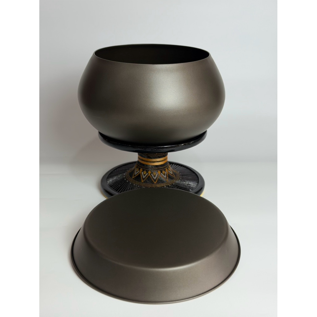 บาตรเบา บาตรเสริมขอบทรงมะนาว บาตรสแตนเลสเคลือบทั้งใบ ขนาด 8.5,9นิ้ว น้ำหนัก0.5-0.7 กรัม