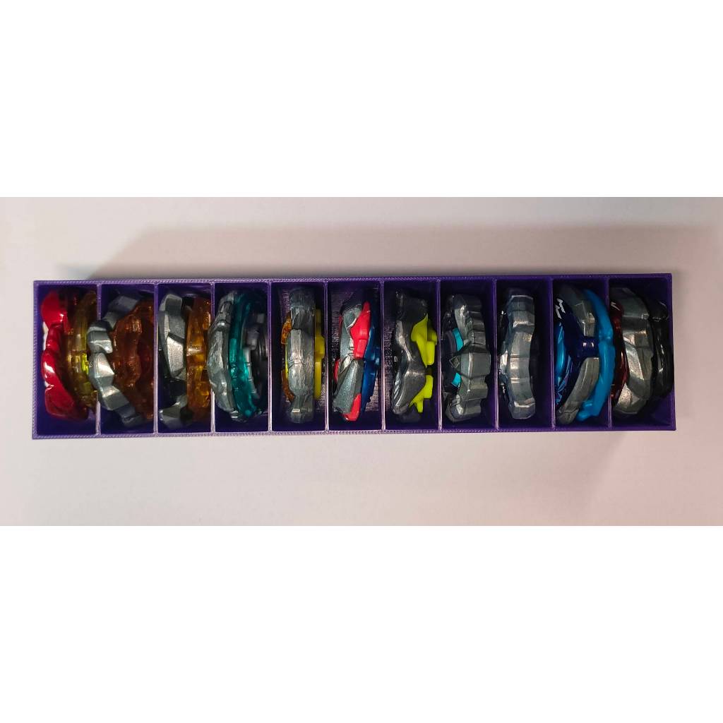 ที่ใส่BLADE(BEYBLADEX)ใส่ได้11ตัว-วัสดุพลาสติกPetgปริ้น3D(ไม่รวมBLADE)