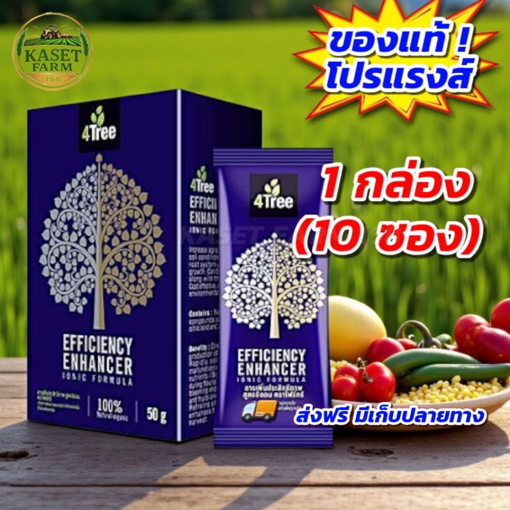 4Tree โฟร์ทรี เร่งการเจริญเติบโตพืช Amino Black อะมิโนแบล็ค Amino Gold [ยกกล่อง]