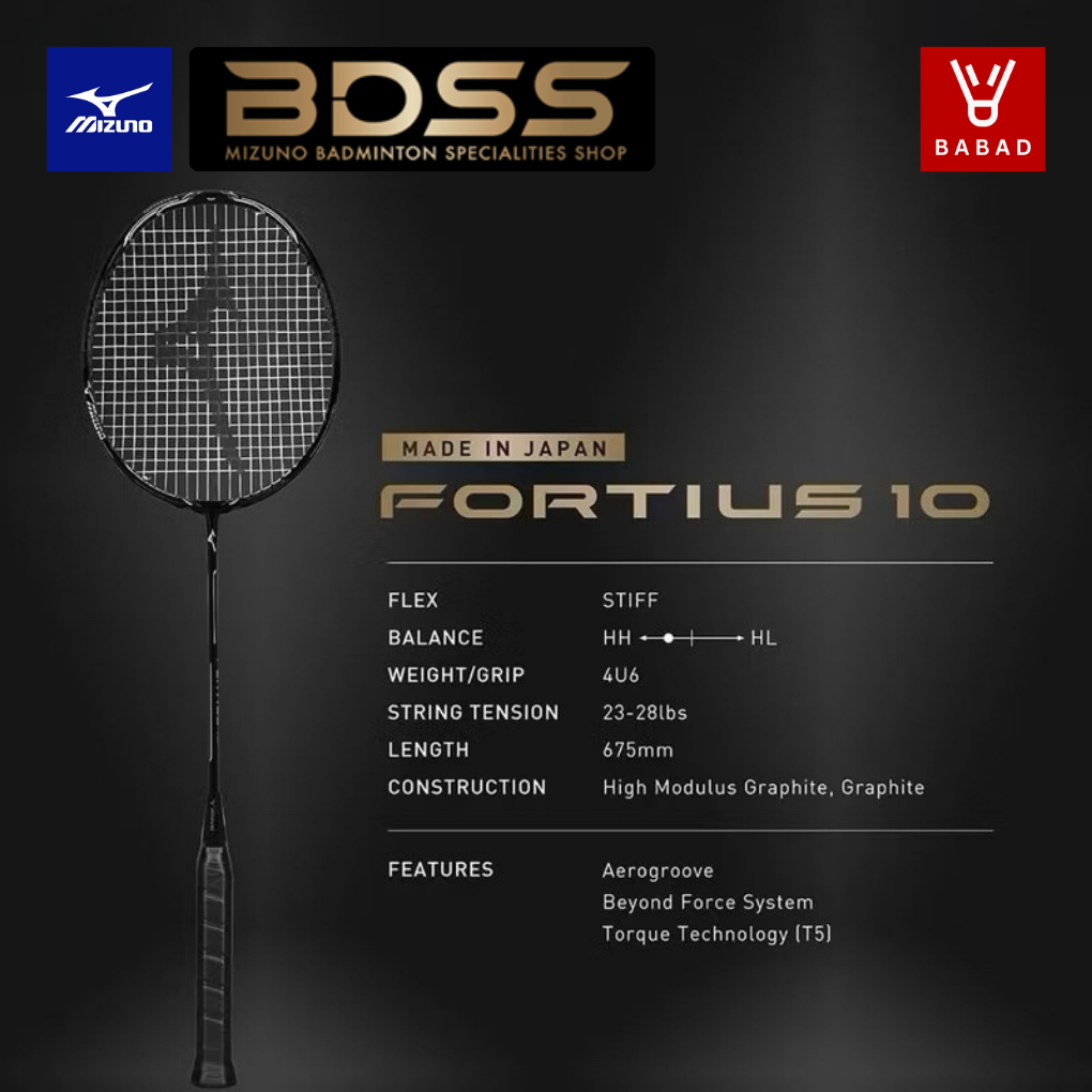 [Pre Order] MIZUNO FORTIUS 10 BDSS 4ug6 JP 🇯🇵 ไม้แบดมินตัน (ประกัน 3 เดือน)