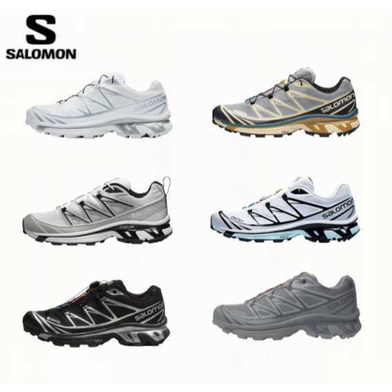 ของแท้100%⭐  Salomon XT 6 รองเท้ากีฬารองเท้าวิ่งรองเท้าลำสำหรับผู้ชายและผู้หญิงสไตล์กีฬานอกบ้าน