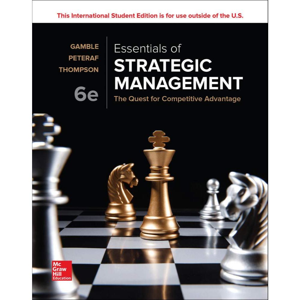 หนังสือ Essentials of Strategic Management ed 6/2019