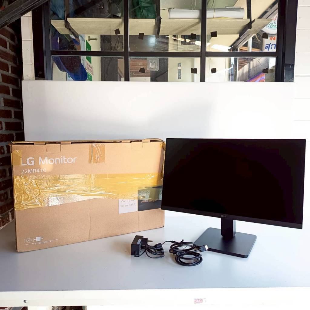 LED  21.45"  LG  22MR410 – B  FHD  VA  100Hz  VGA + HDMI  ประกัน Advice 02/10/2027