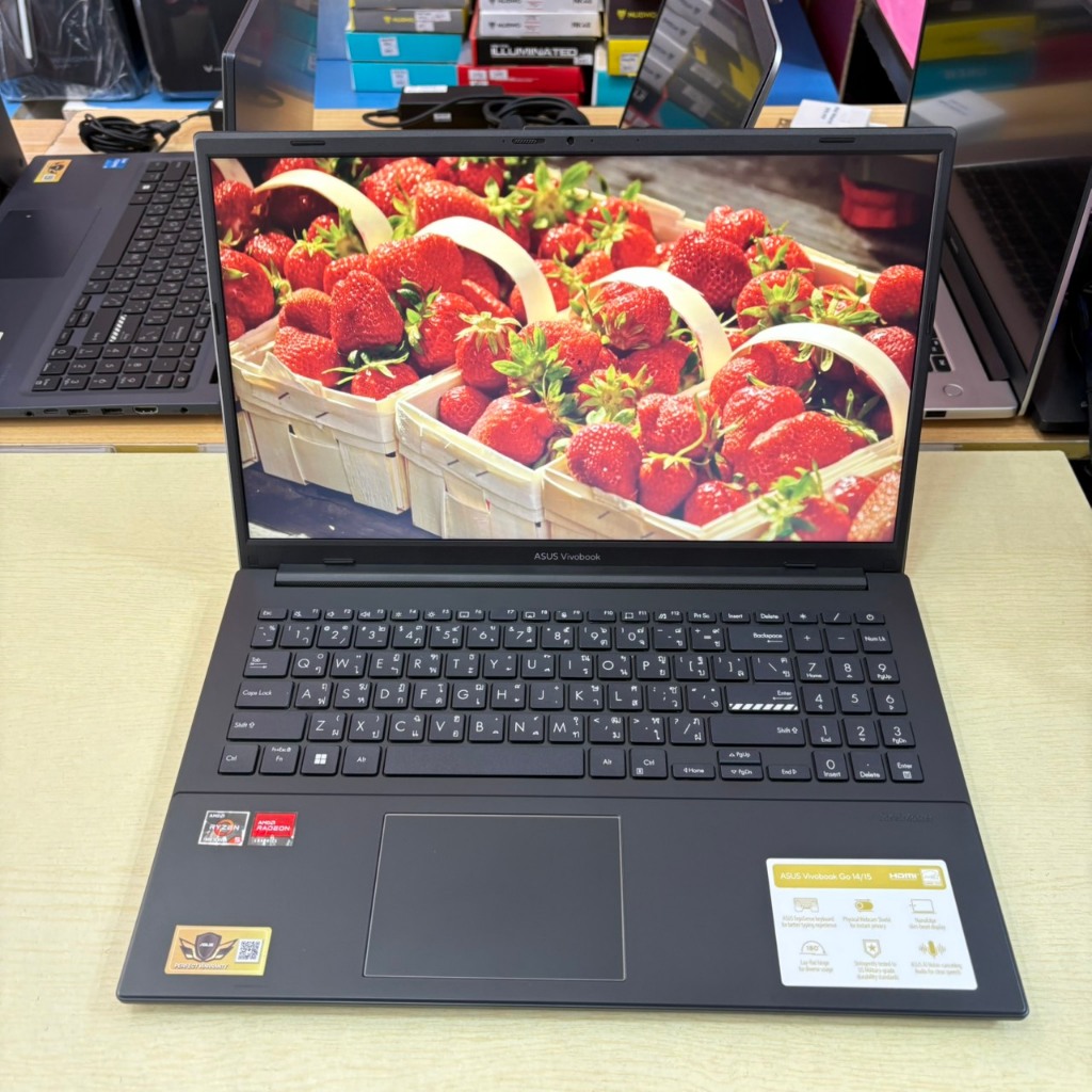 ASUS  VIVOBOOK  GO 15  M1504FA – NJ516W  ประกันศูนย์  Onsite 20/03/2027  สภาพเครื่อง  99%