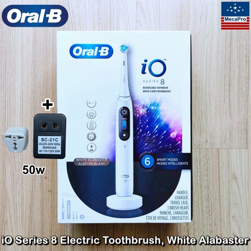 Oral-B® iO Series 8 Electric Toothbrush 6 Smart Modes Intelligents ออรัลบี แปรงสีฟันไฟฟ้า 6 โหมดอัจฉ