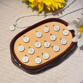 จี้โลหะผสม ตัวอักษร A–Z  ราคา/ชิ้น สำหรับงาน DIY