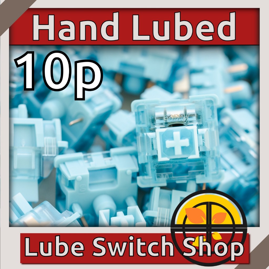 ลูปมือ 10ตัว Akko V3 Cream Blue Pro Lubed Tactile Switch