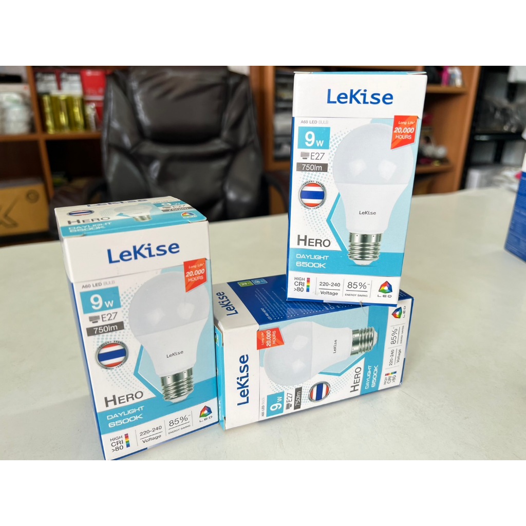 LeKise หลอดไฟ LED A60 SHAPE BULB