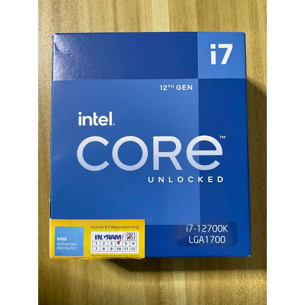 🔥 ขาย Intel Core i7-12700K ตัวแรง สำหรับสายเกมและงานหนัก 🔥  มือสองผ่านการเทสแล้วใช้งานปกติ
