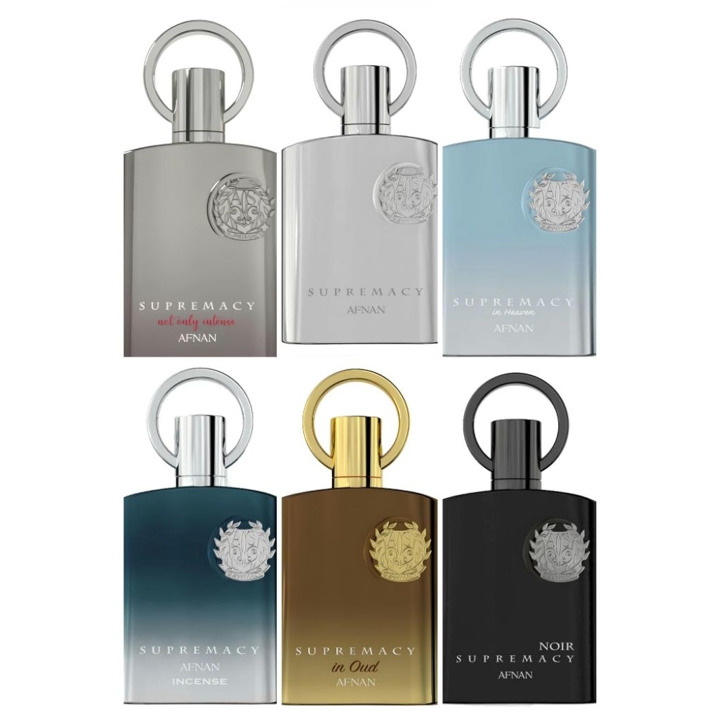 Afnan Supremacy Not Only Intense, Silver, In Heaven, Noir, Incense, In Oud 2ml 5ml 10ml