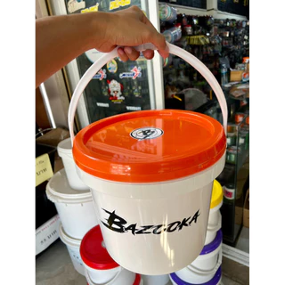 ถังผสมเหยื่อ 15 ลิตร BAZOOKA (มีครบทุกสี) สามารถนั่งได้