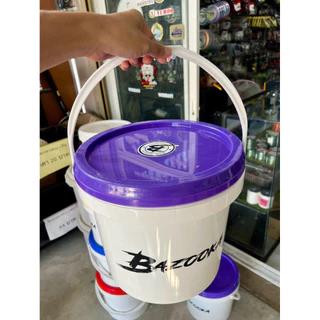 ถังผสมเหยื่อ 15 ลิตร BAZOOKA (มีครบทุกสี) สามารถนั่งได้