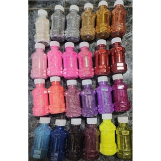 กากเพชรละเอียดสีสันดอกไม้ขนาด100 กรัม